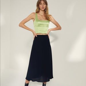 Black Wilfred Midi Skirt | Size 0